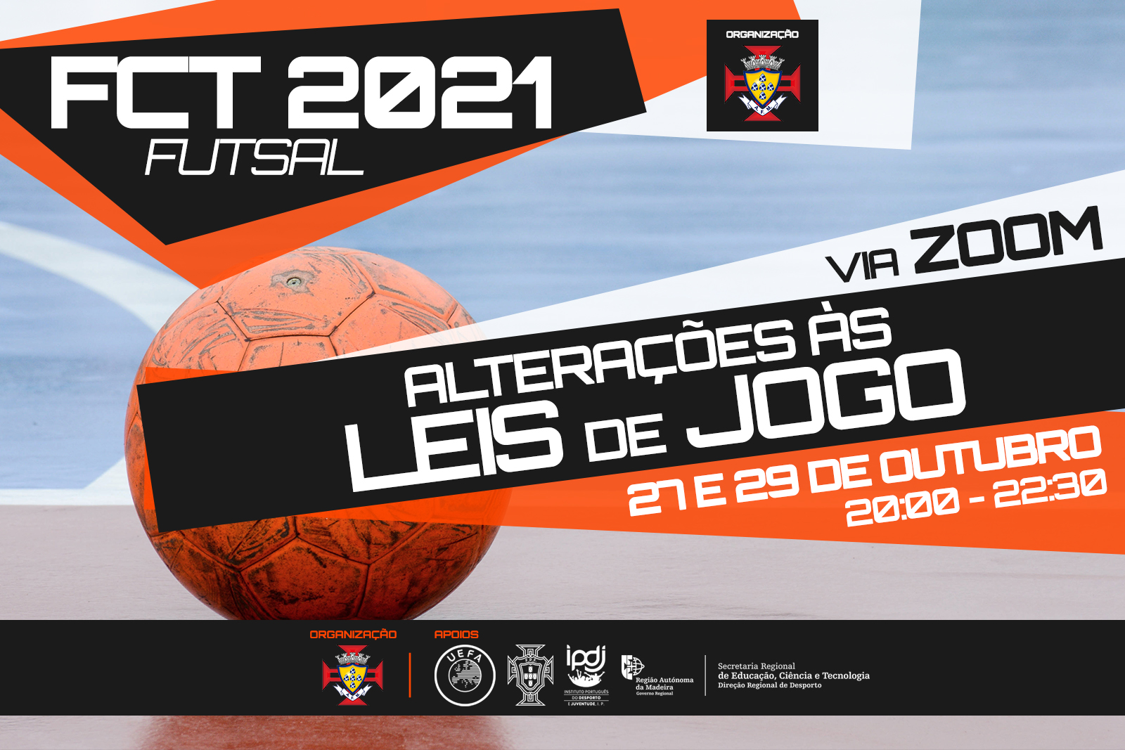 Alterações às Leis de Jogo de Futsal: inscrições abertas